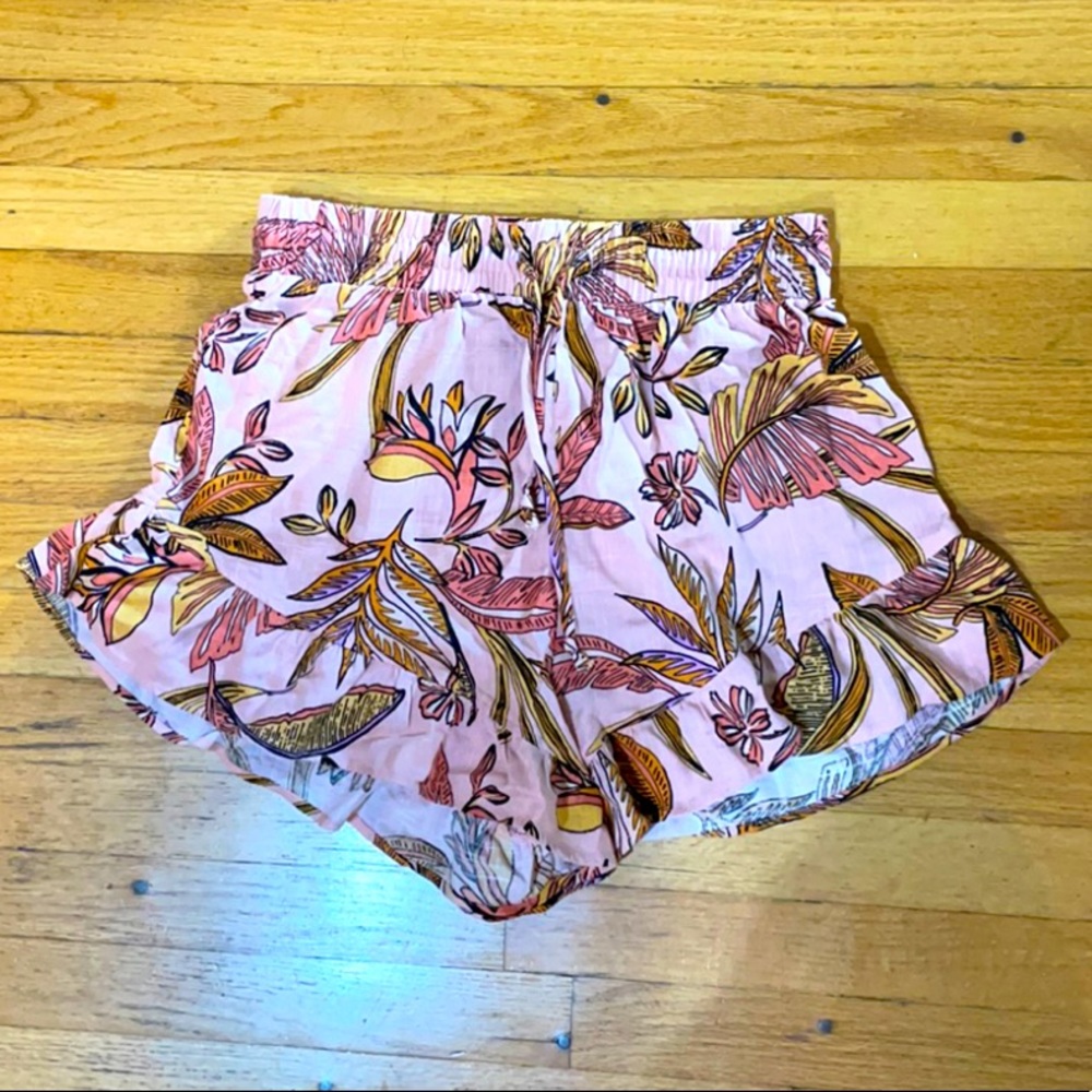 wild fable - High Waisted Linen Blend Shorts